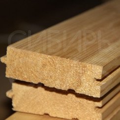 Половая доска из лиственницы класс В 45x140x4000 мм