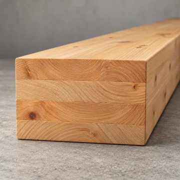 Клееный брус из лиственницы класс Экстра 100x200x6000 мм
