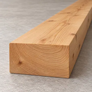 Строганный брус из лиственницы 100x150x6000 мм