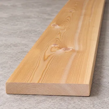 Планкен из лиственницы Прямой класс Экстра 20x140x4000 мм