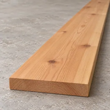 Строганная доска из лиственницы 25x150x6000 мм